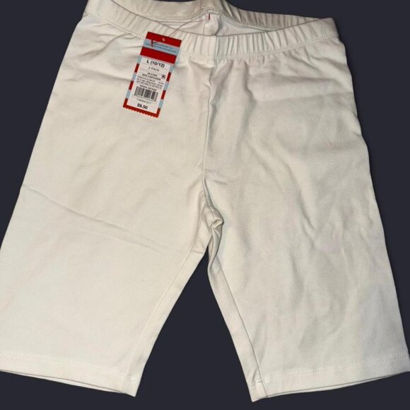 Set of 2 Girls Cat & Jane White Shorts. Size Large 10/12. NWT! - Picture 2 of 3